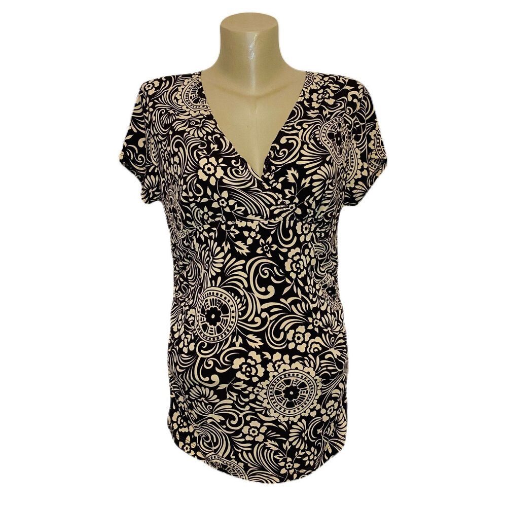 Judy Knapp California [XL] V Neck Blouse (2335)